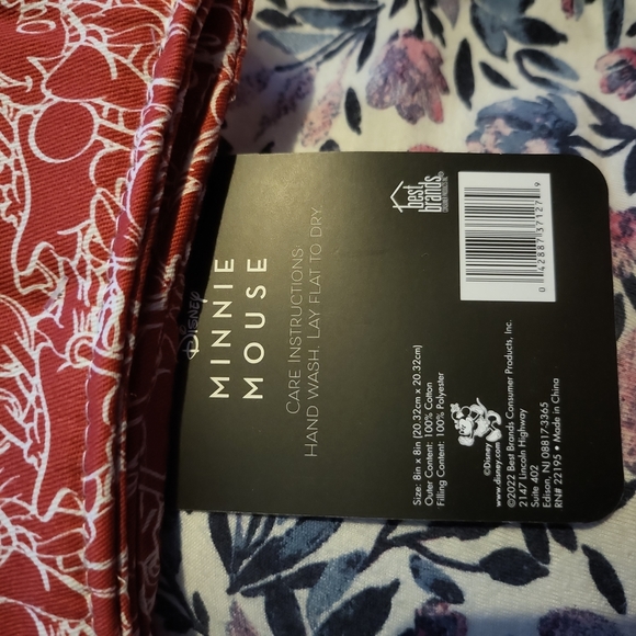 𝅺DISNEY Minnie Mouse Hot Pads and Dish Drying Mat Set 2pcs each Red - Picture 3 of 5